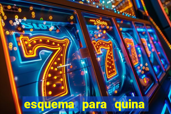 esquema para quina com 20 dezenas